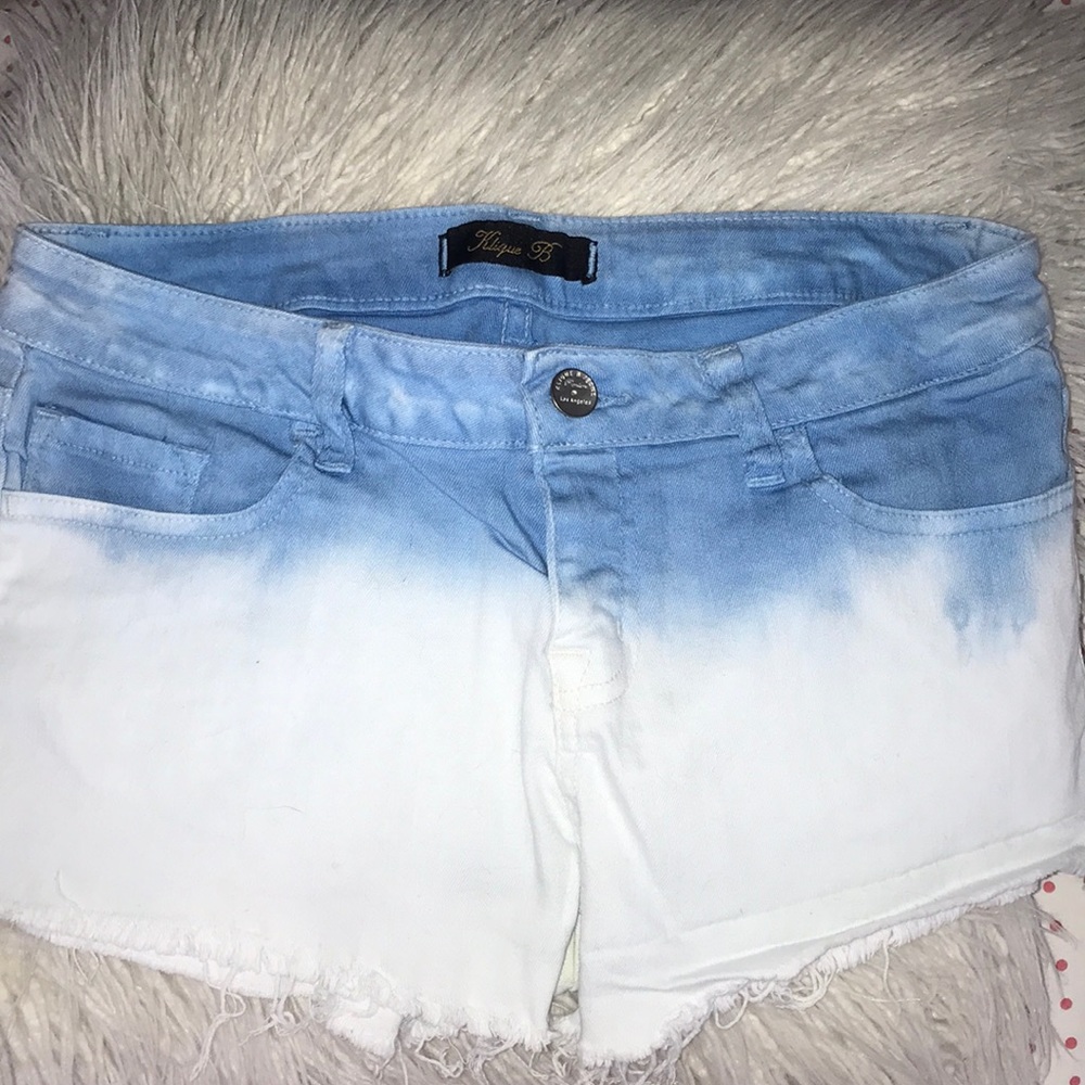 ombré short shorts